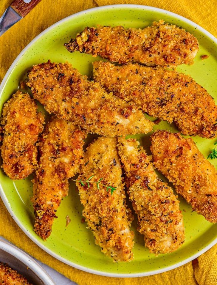 Parmesan-Crusted Air Fryer Chicken Tenders – 77GREATFOOD