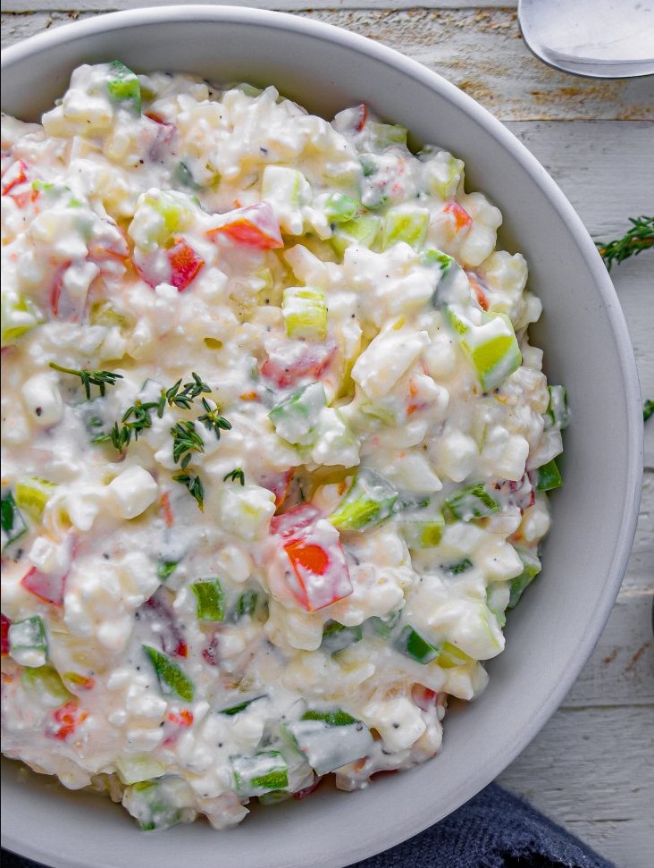Amazing Cottage Cheese Salad – 77GREATFOOD